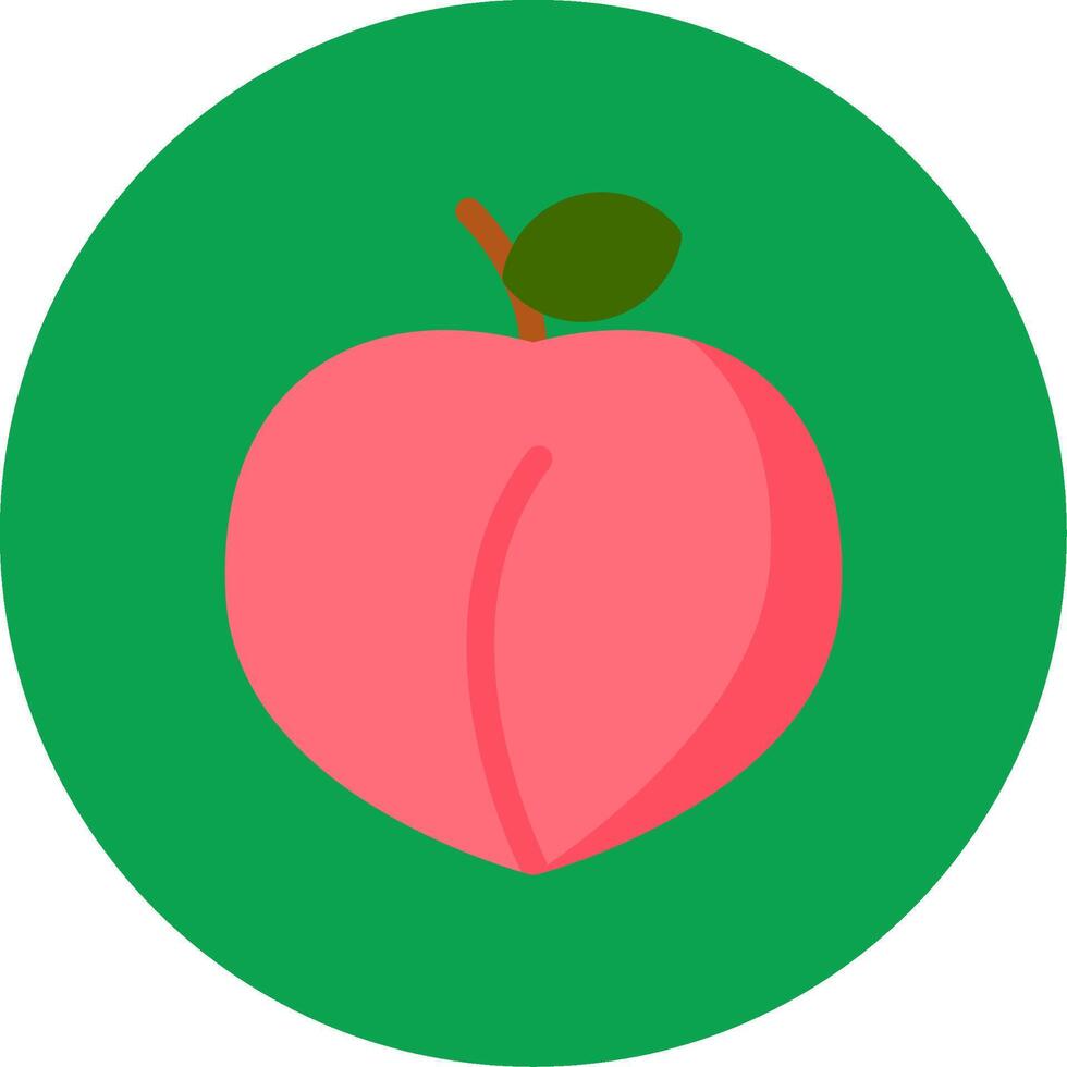 Peach Colorful Icon vector