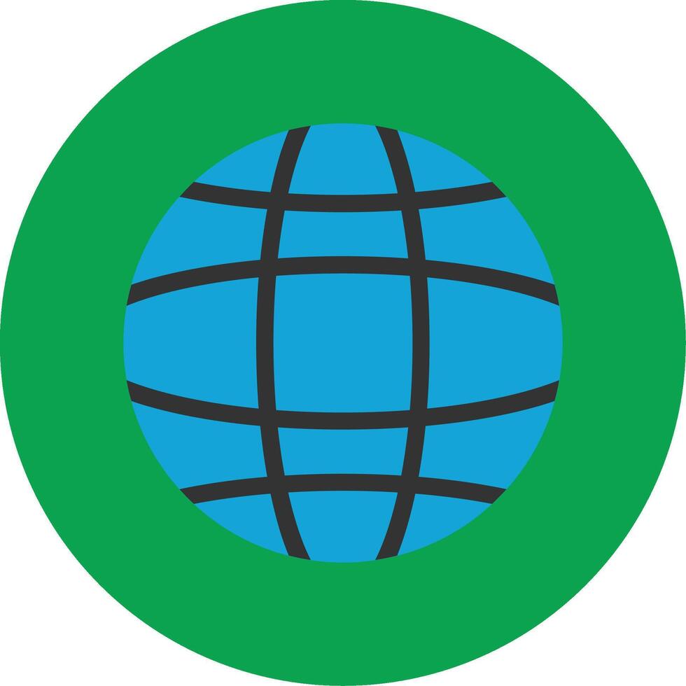 Global Colorful Icon vector
