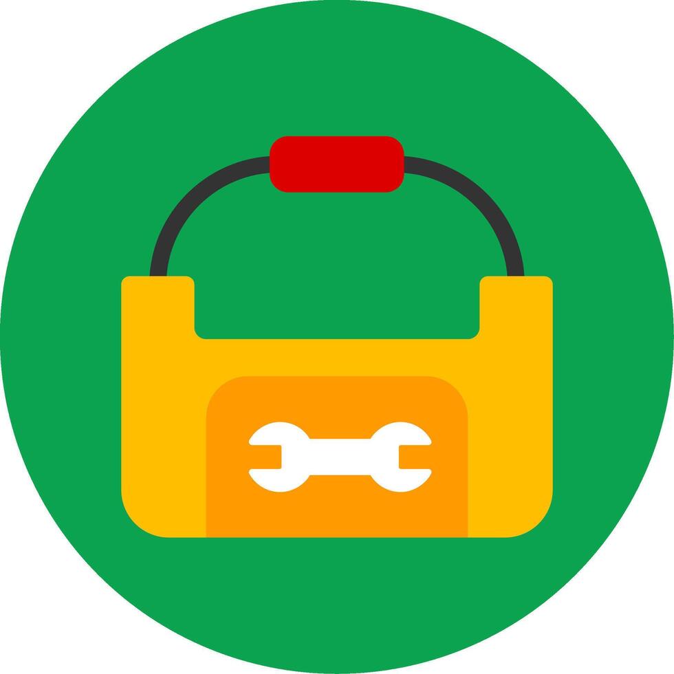 Tool Box Colorful Icon vector