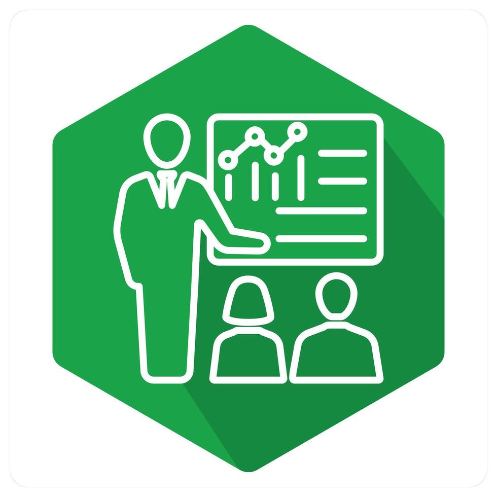 training and skill icon concept vector