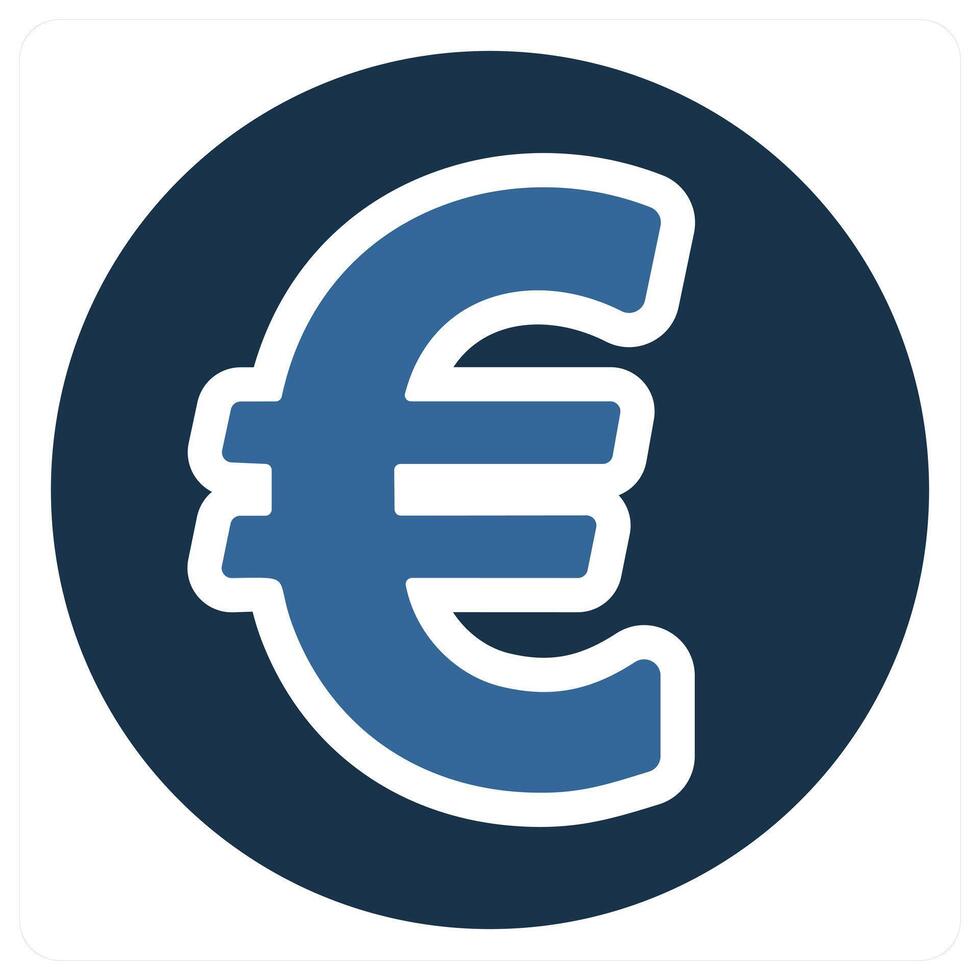 euro and cash icon concept vector