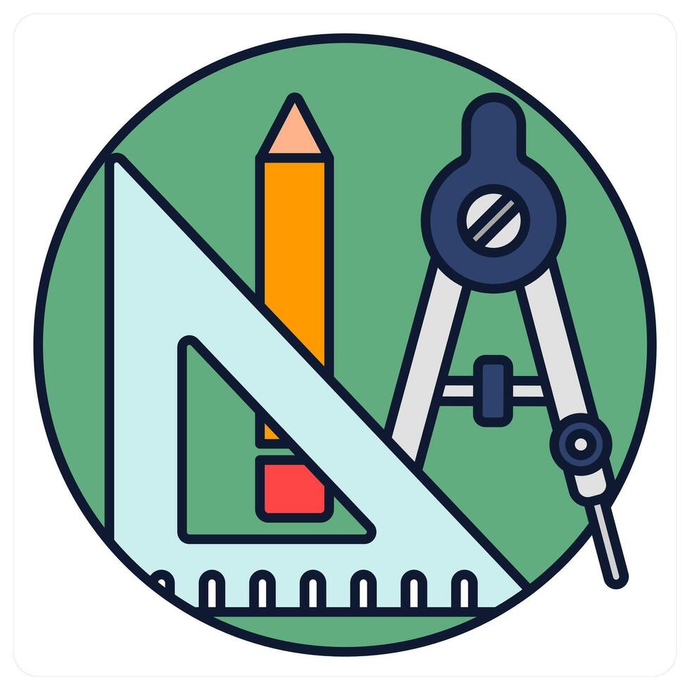 geometry and shapes icon concept vector
