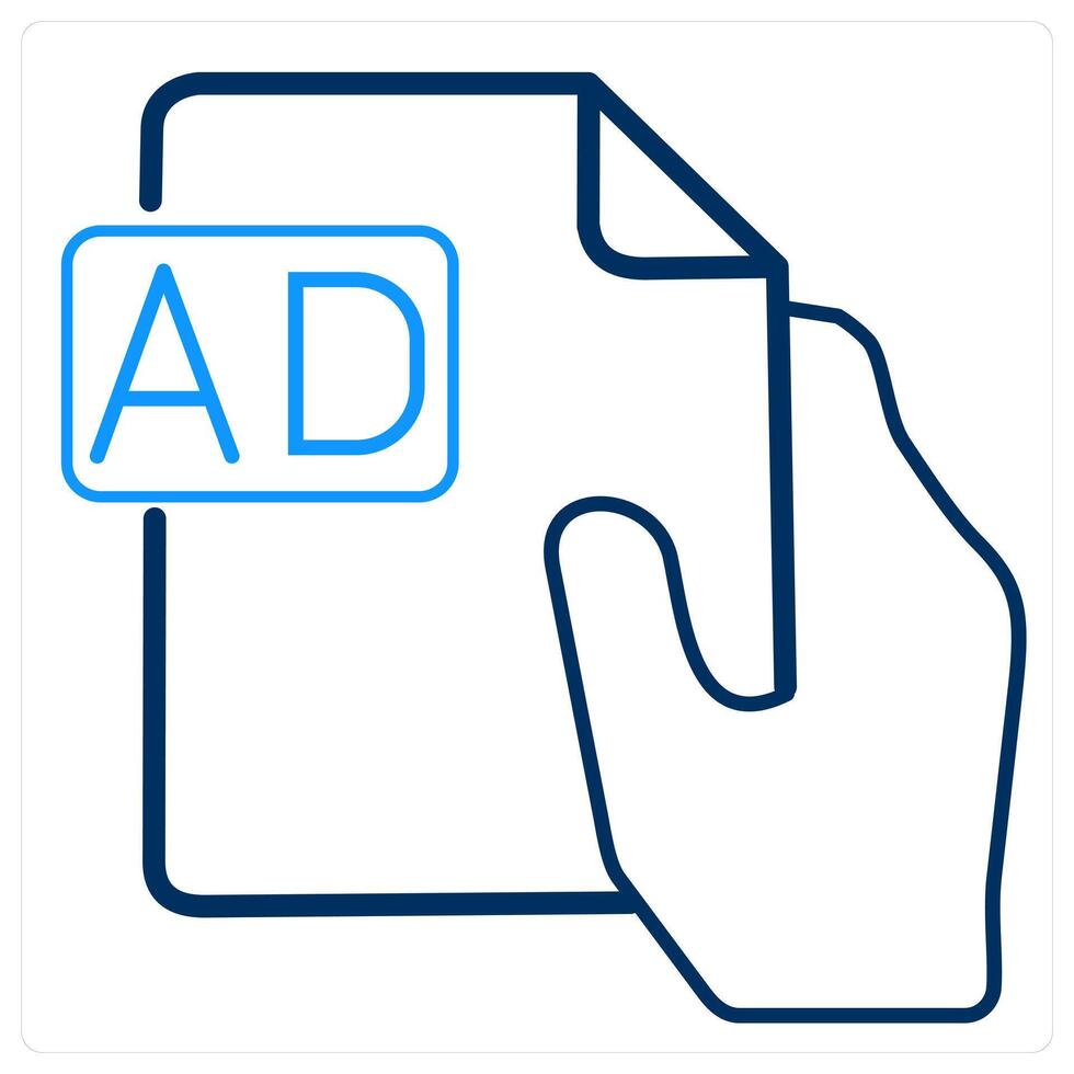 Brochure and flyer icon concept vector