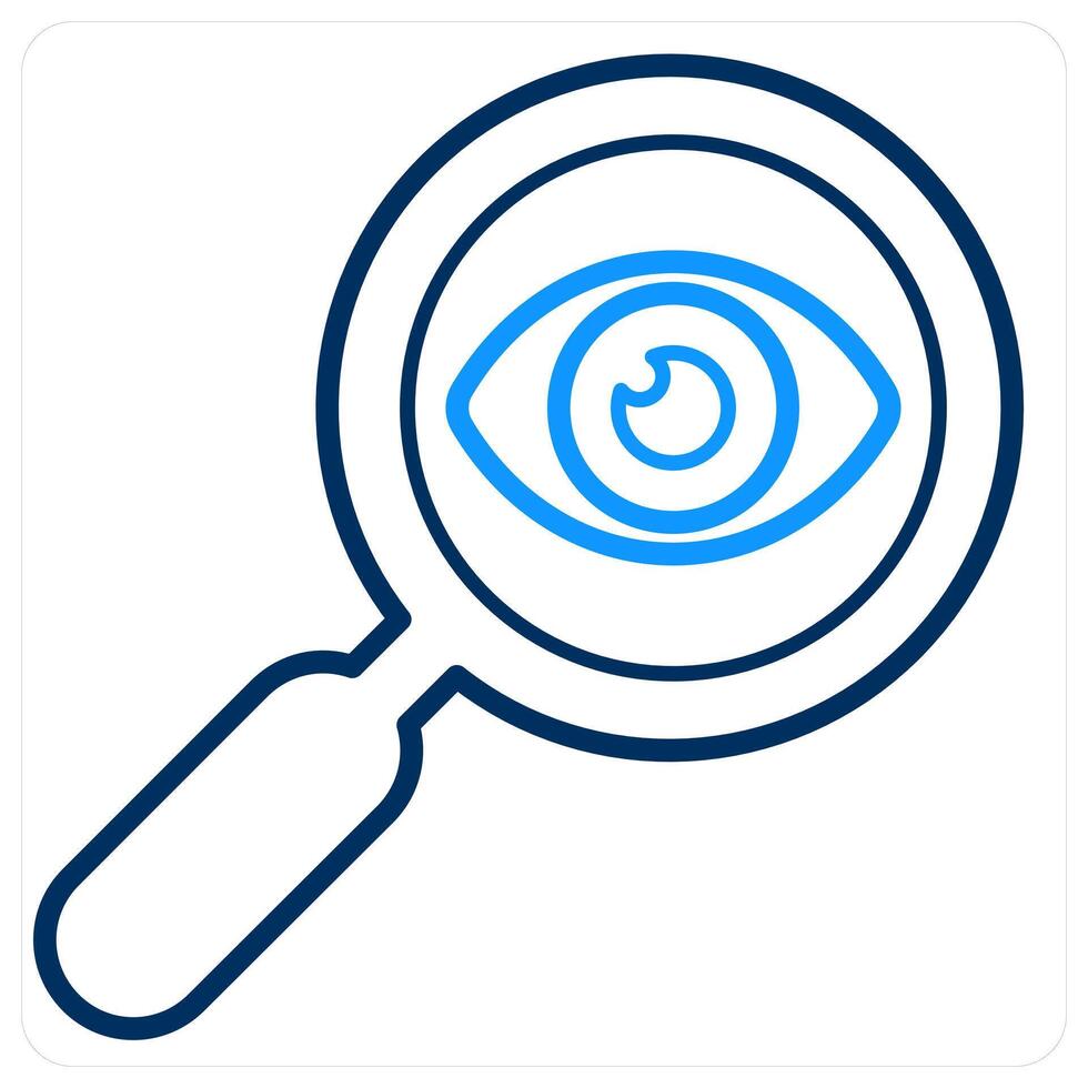 Data Search and Big data icon concept vector