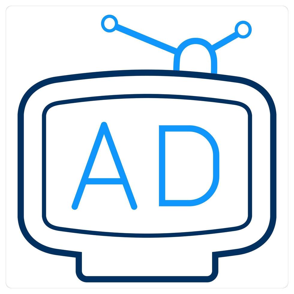 Dish Ad and ad icon concept vector