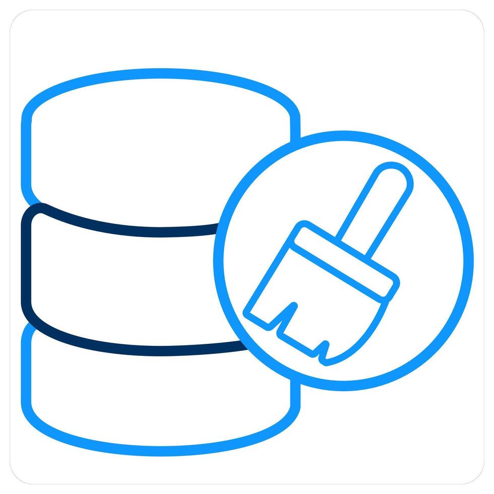 Server maintenance and Big data icon concept vector