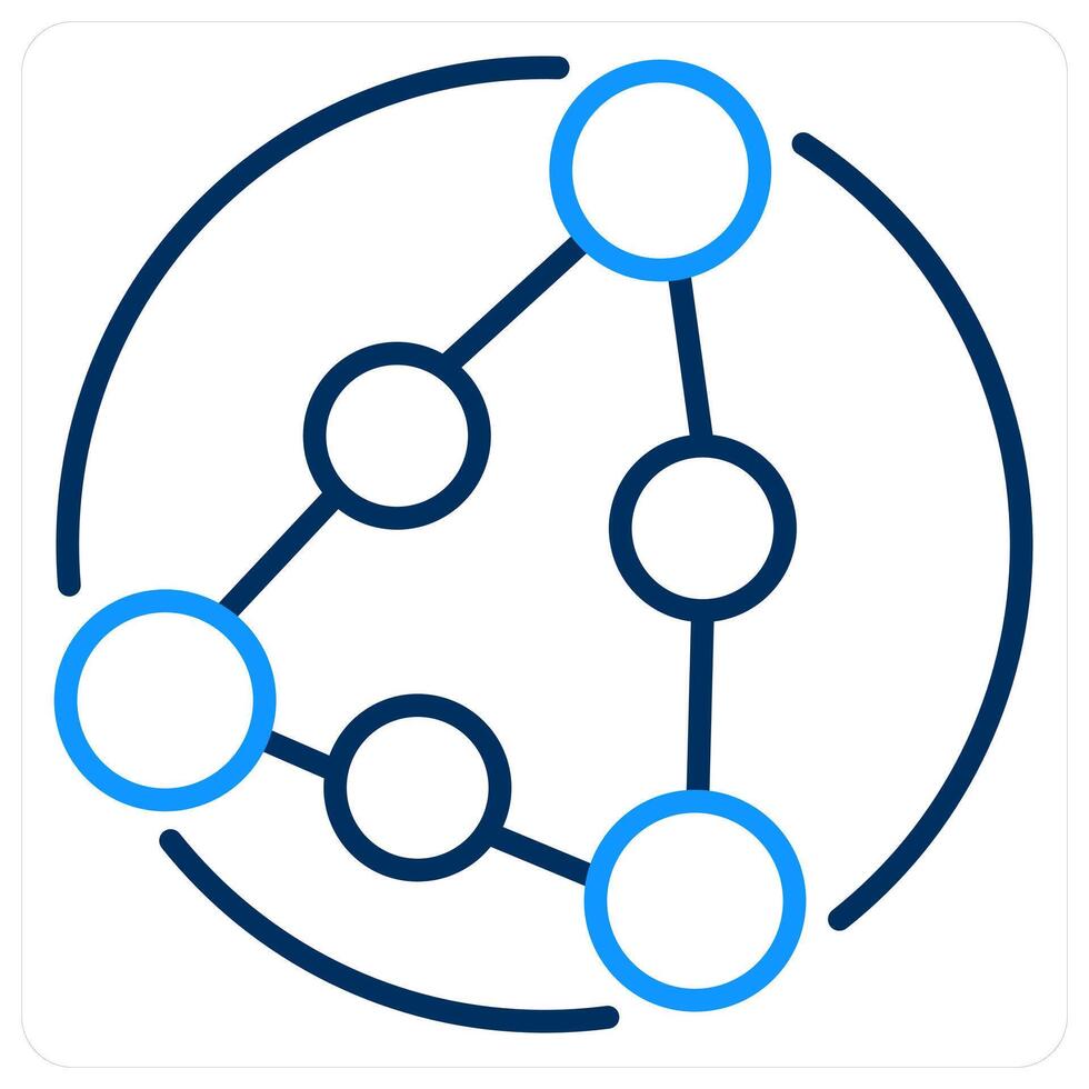 Networking and connection icon concept vector
