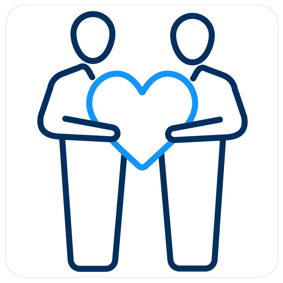 Donate and Help icon concept vector