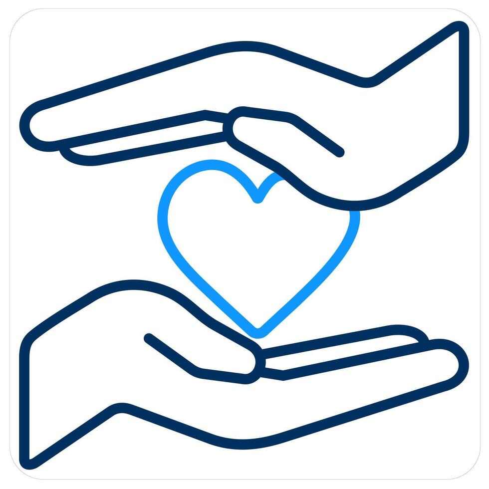 Donation and share icon concept vector