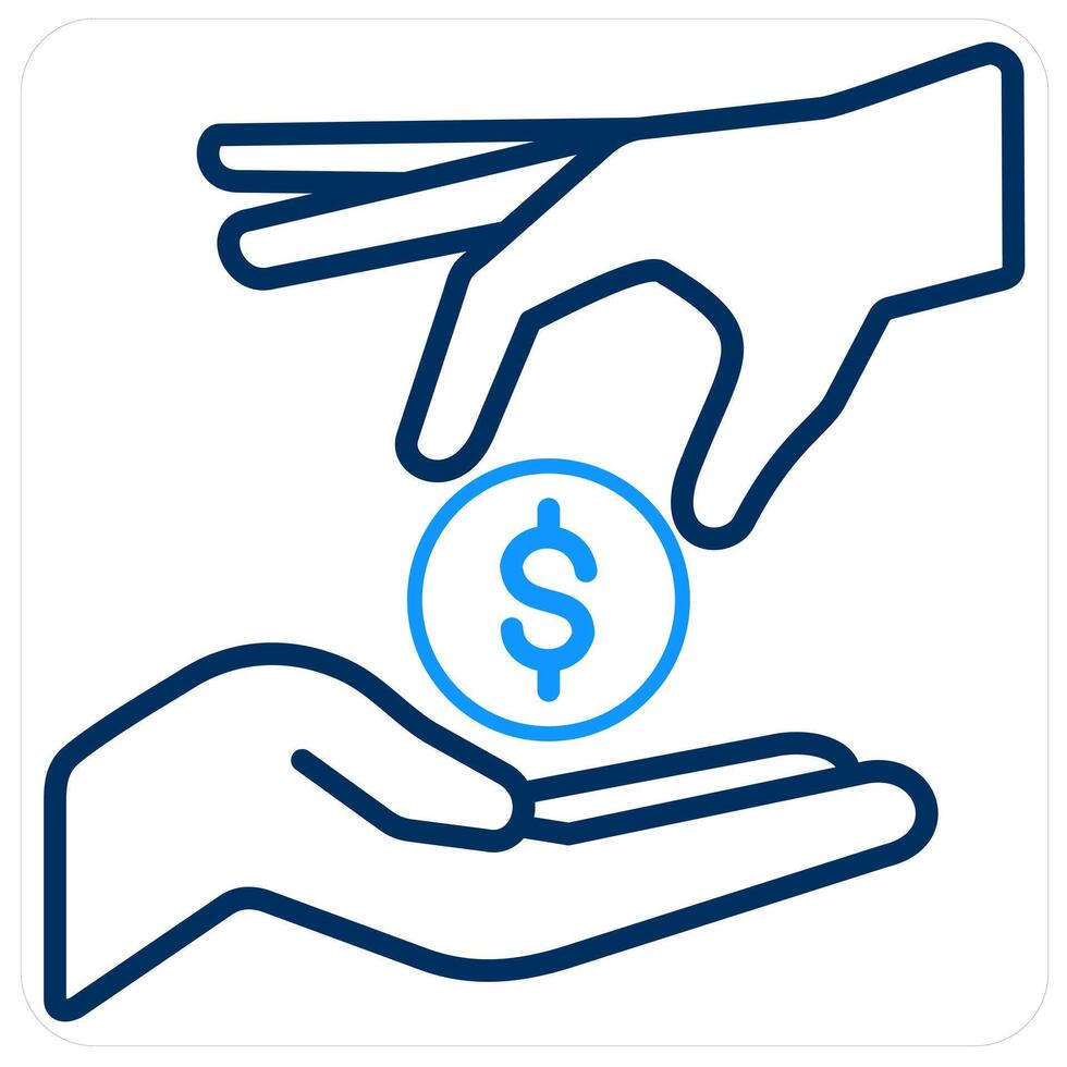 Investment and cash icon concept vector