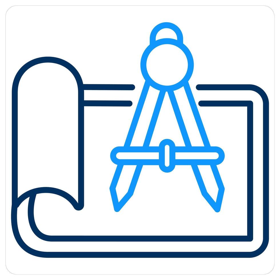 Draw and drawing icon concept vector