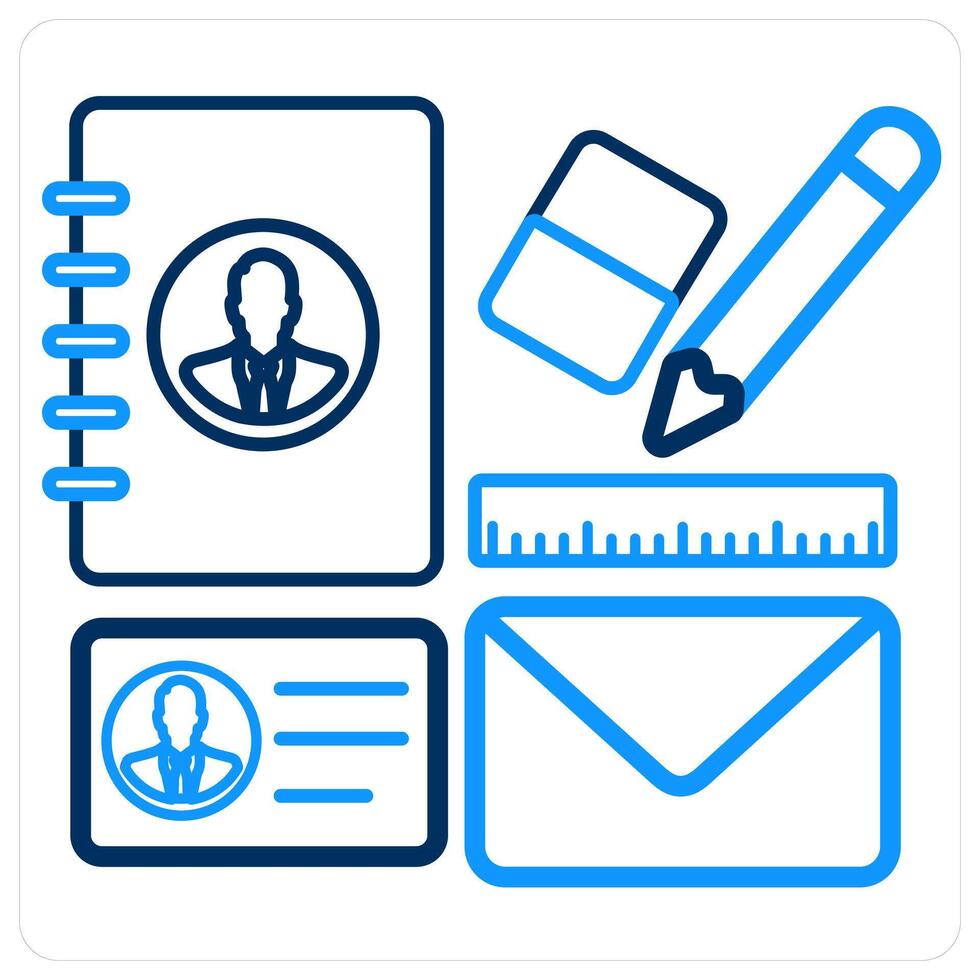 Design kit and designing icon concept vector