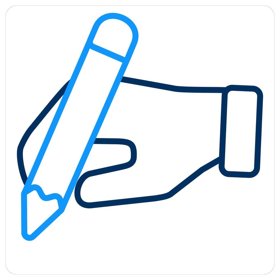 Writing and write icon concept vector
