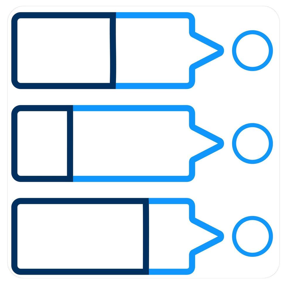 Chart and diagram icon concept vector