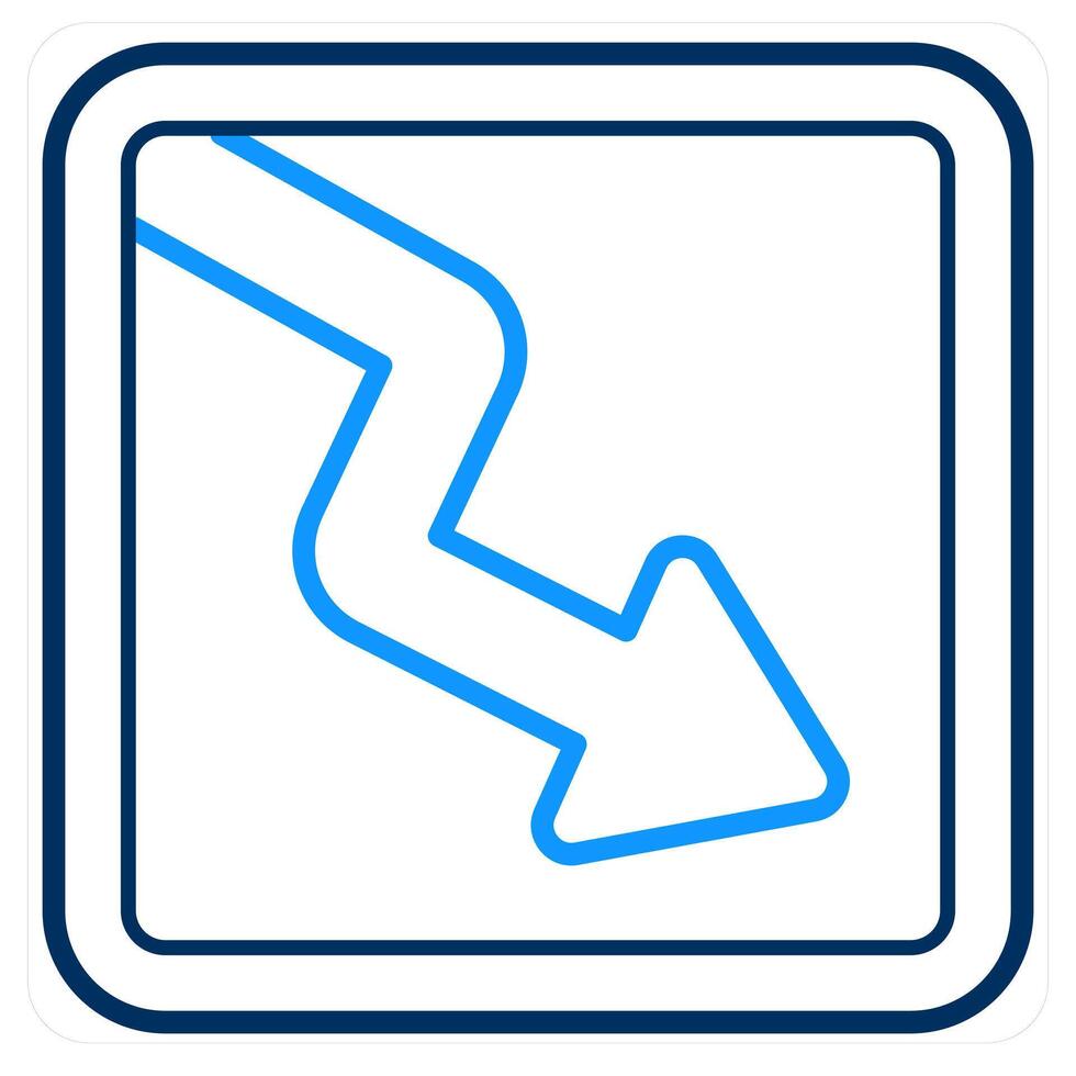 Bankrupt and diagram icon concept vector
