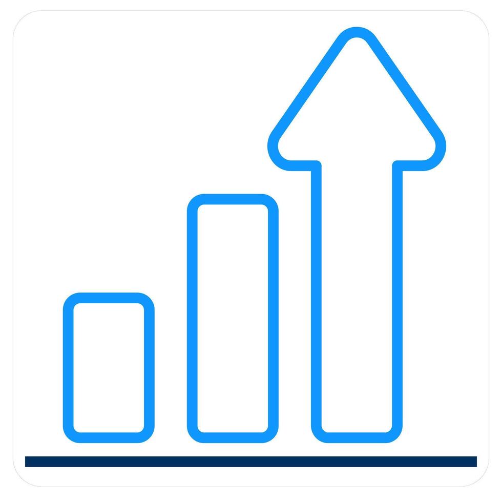 Graph Chart and diagram icon concept vector