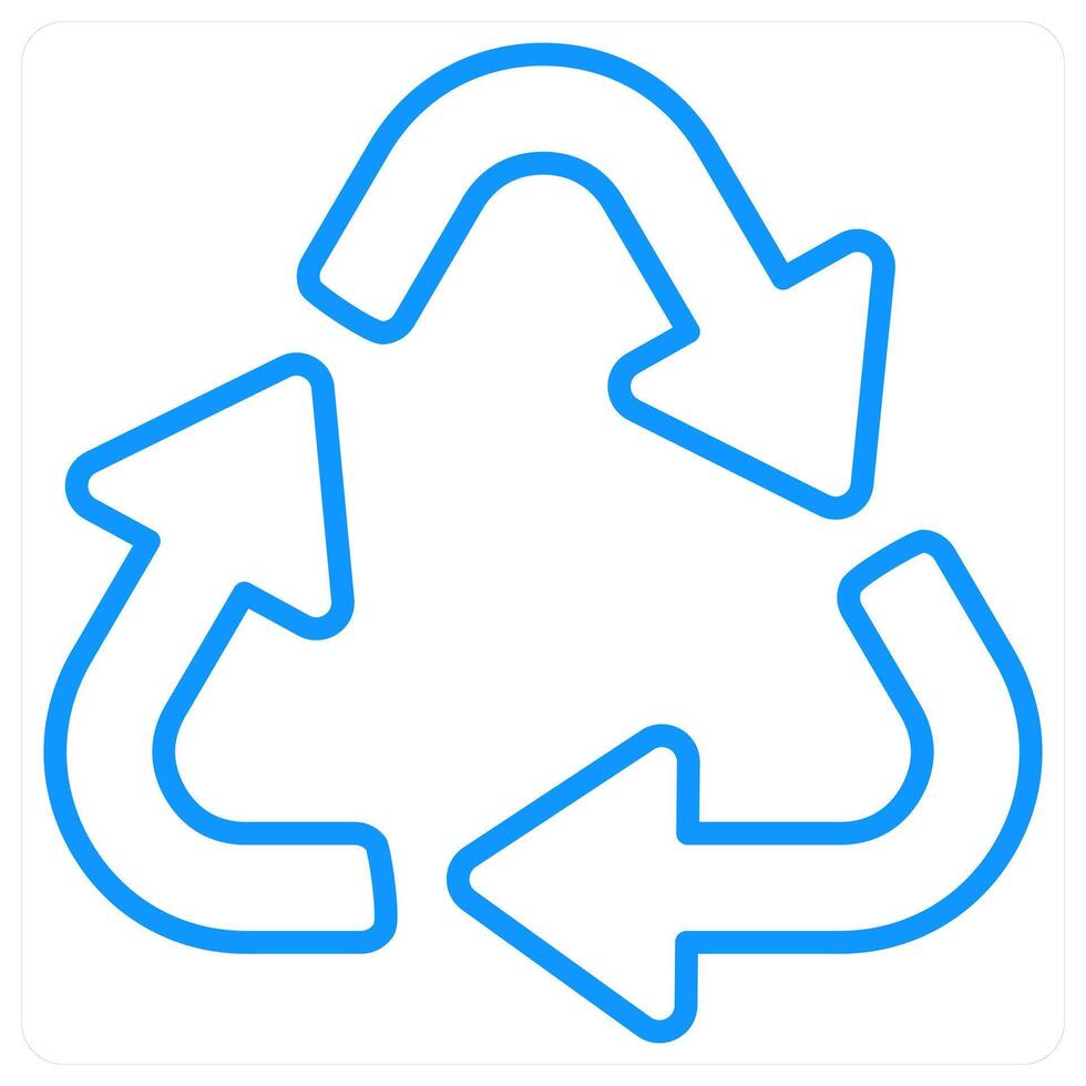 Recycle and symbols icon concept vector
