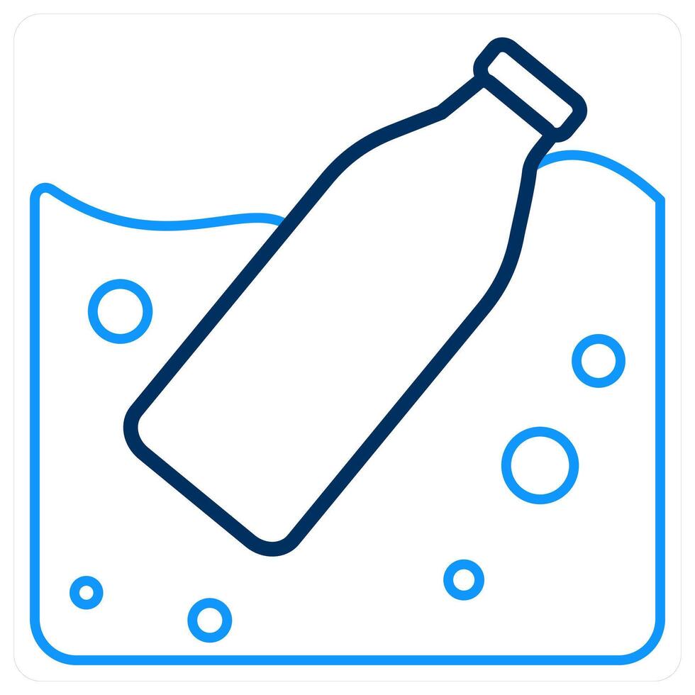 Recycle Bottle and ecology icon concept vector