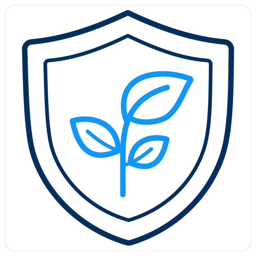 Protect Environment and humanity icon concept vector