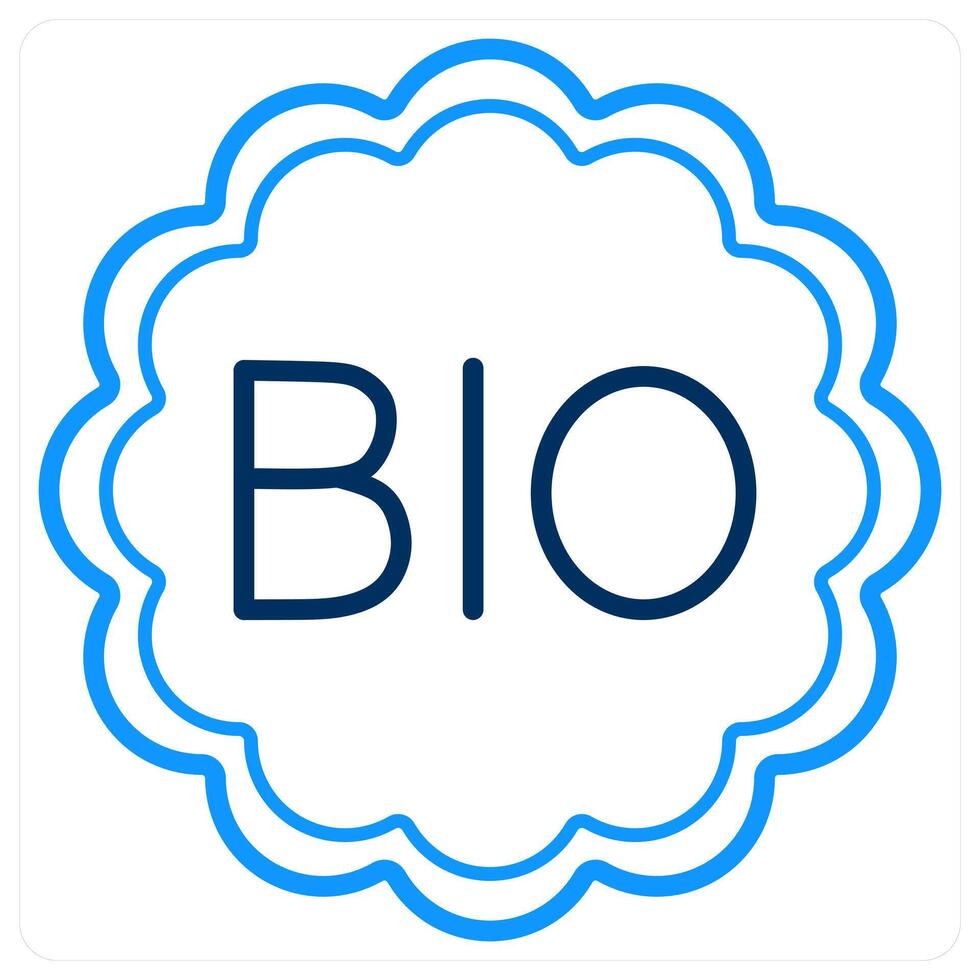 Bio and biology icon concept vector
