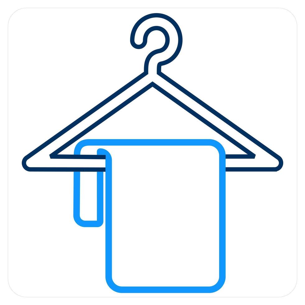 Hanger and clothes icon concept vector