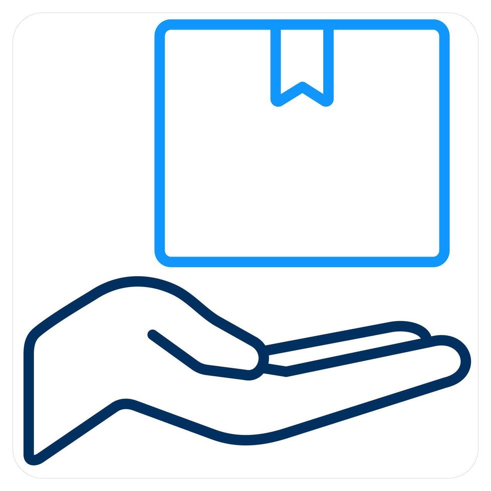 Save Bookmark and box icon concept vector
