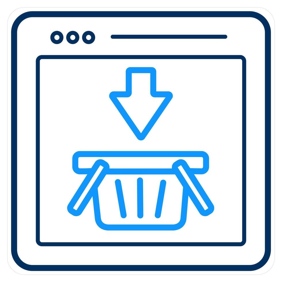 Ecommerce and shopping icon concept vector