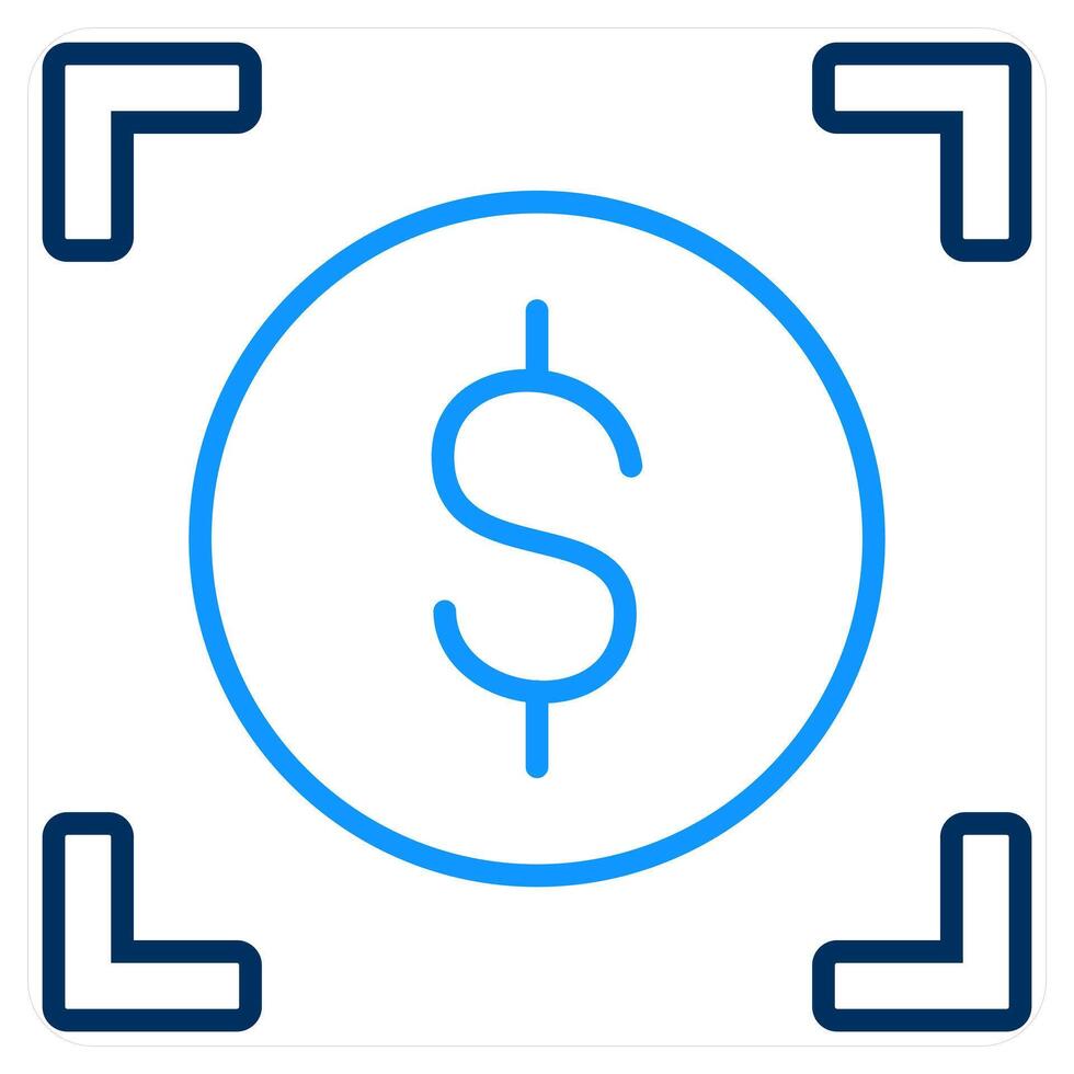 Dollar and money icon concept vector