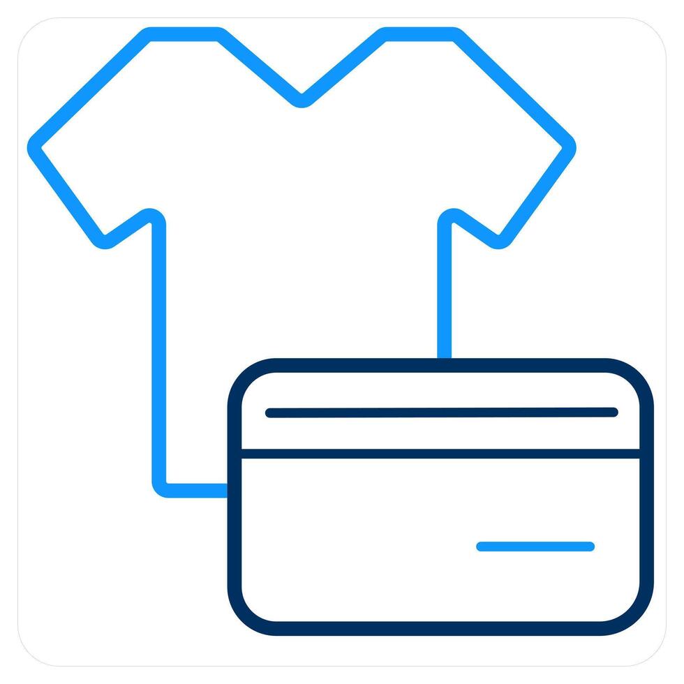Online Buy and buy icon concept vector