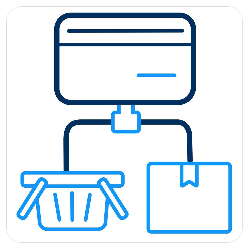 Cart Payment and checkout icon concept vector
