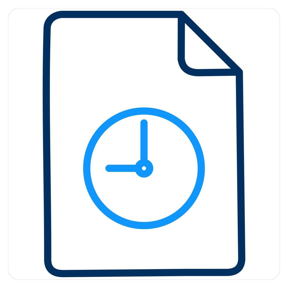 Logs and file icon concept vector