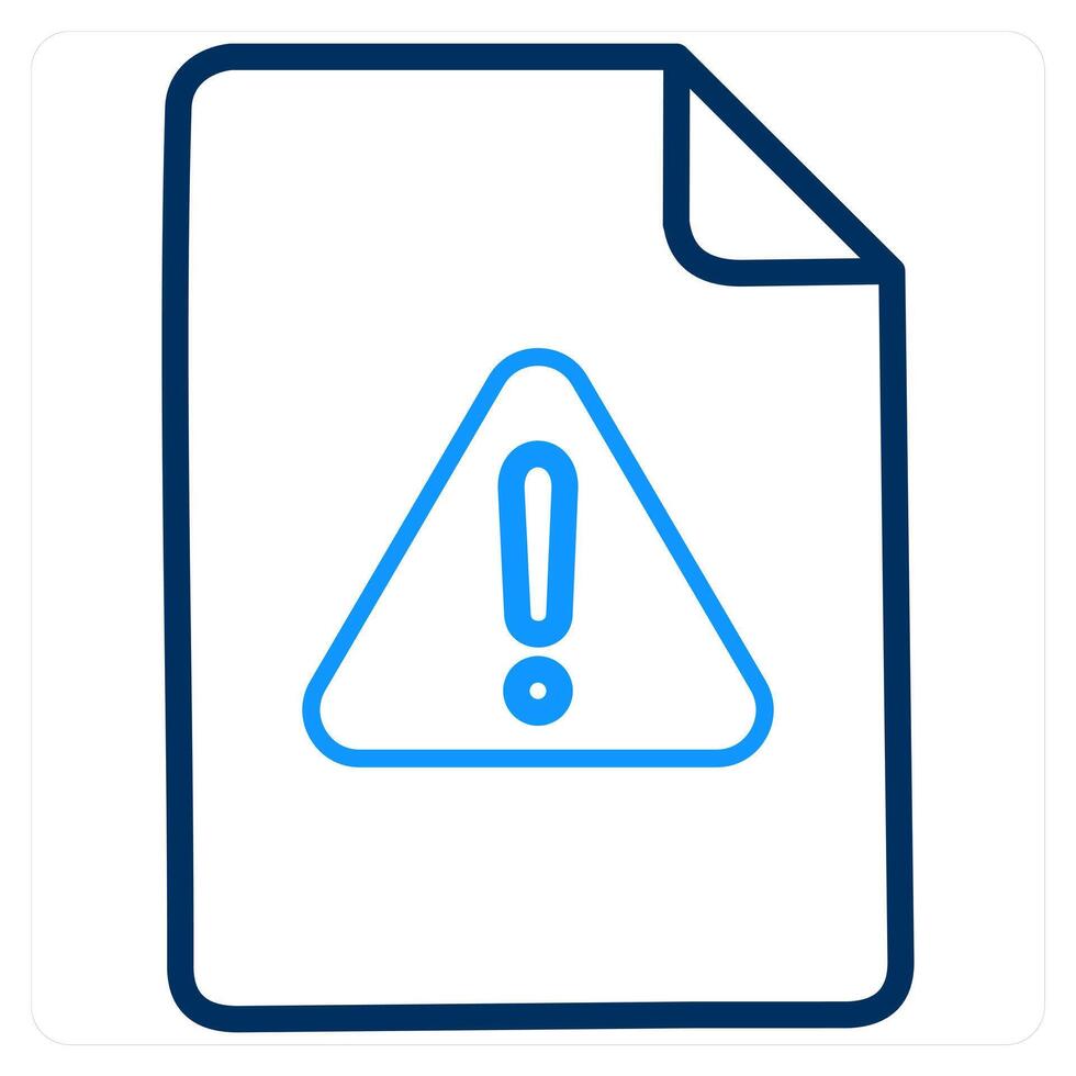 Error File and data icon concept vector
