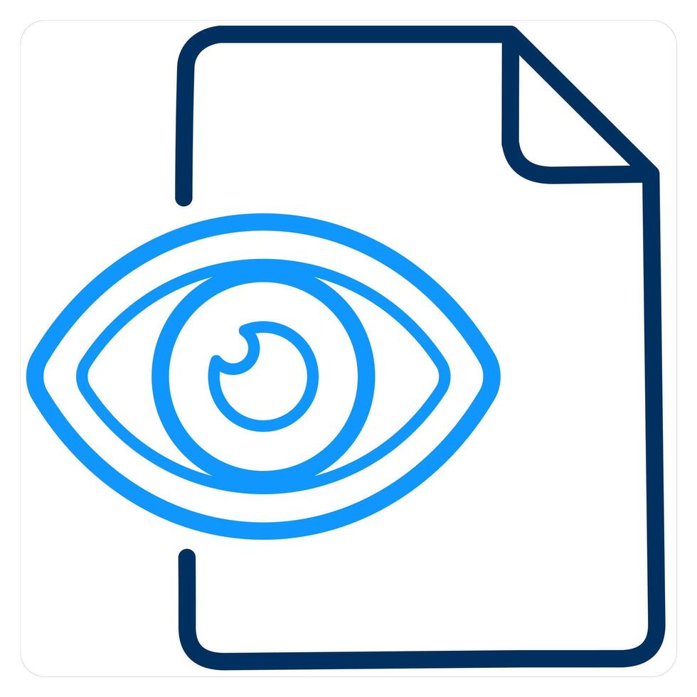 View Document and audit icon concept vector