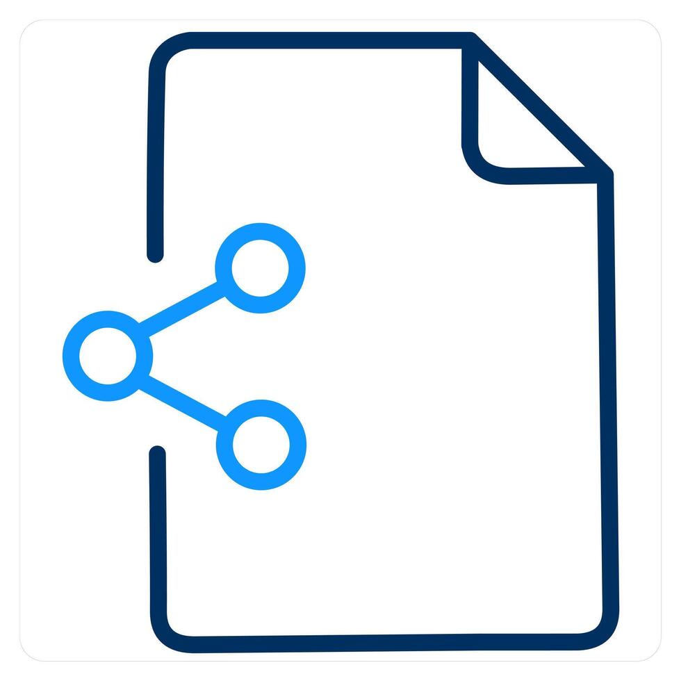 Share and file icon concept vector