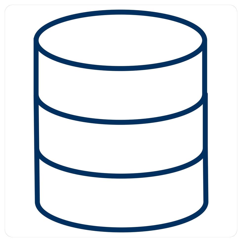 Server and database icon concept vector