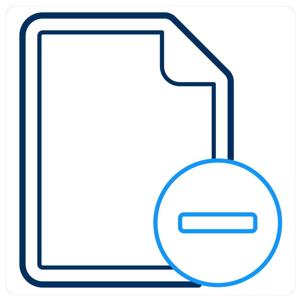 Remove File and remove icon concept vector