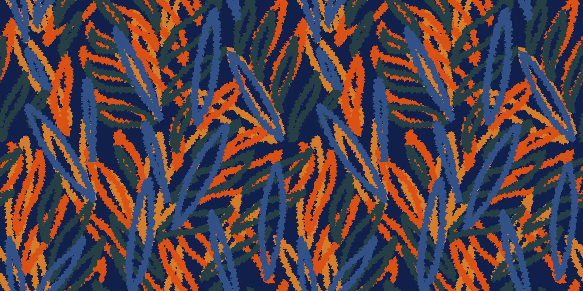 Abstract organic shapes pattern. hand drawn sketch. Colorful creative unique forms print. Contemporary ornament. vector