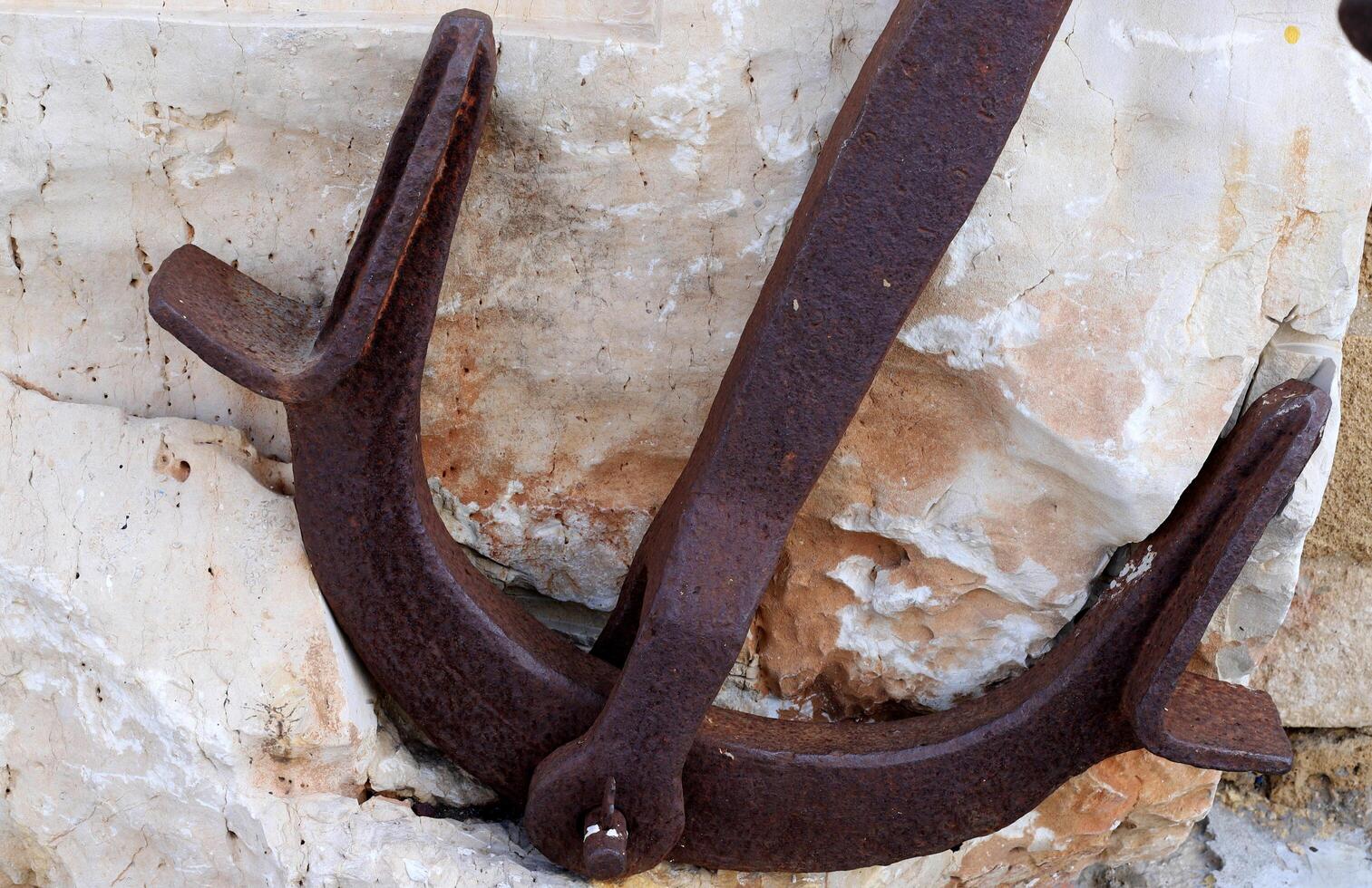 Old and rusty metal products. photo