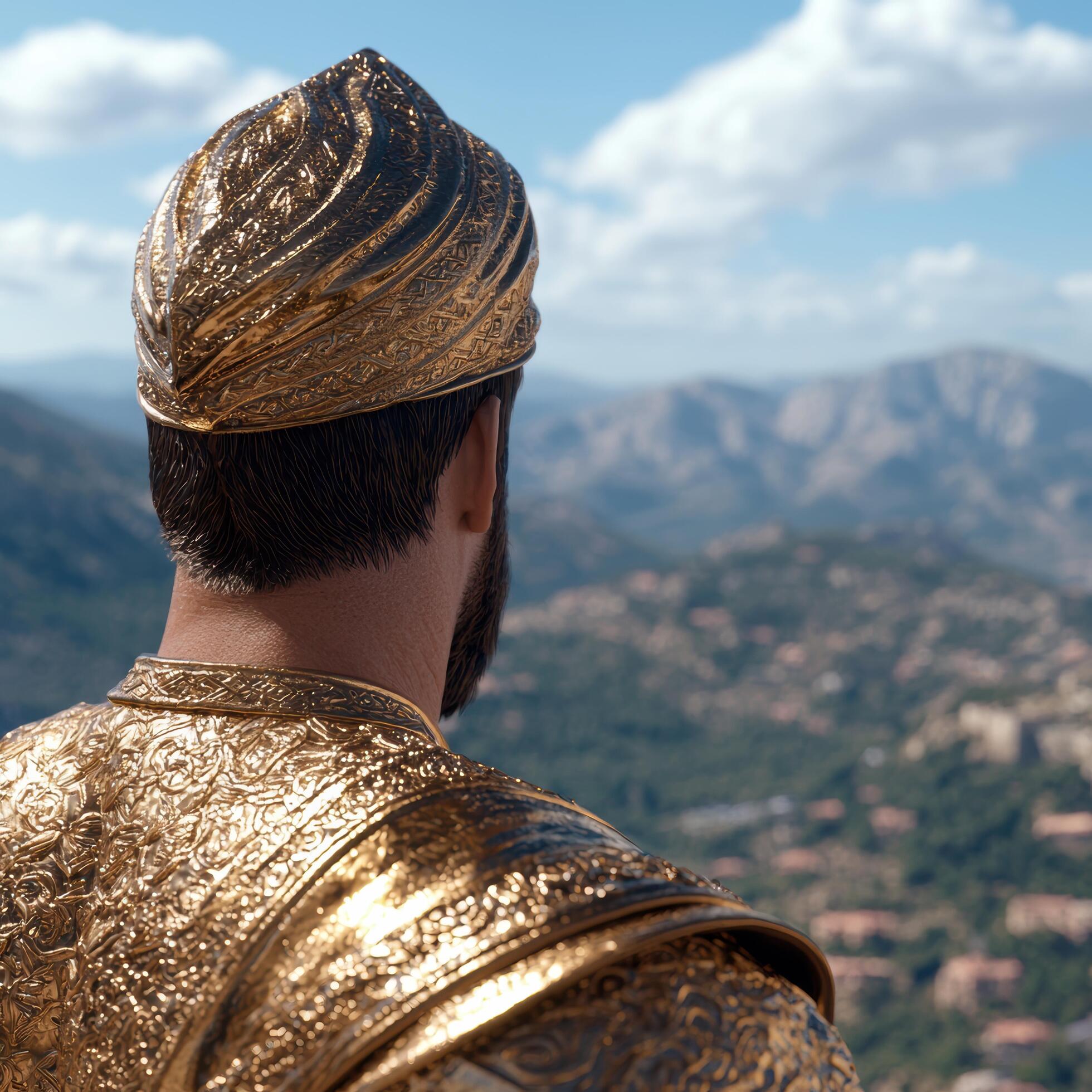golden headpiece