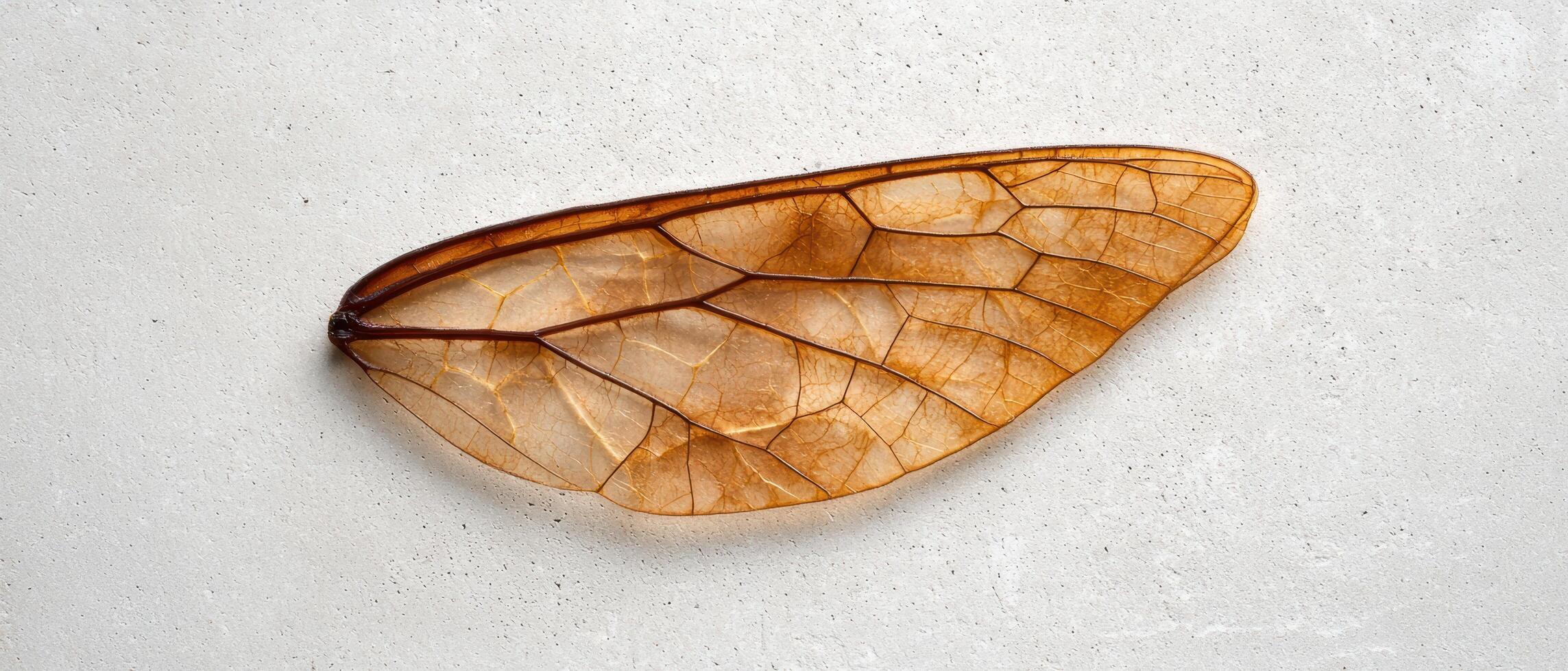 Closeup of a delicate insect wing photo