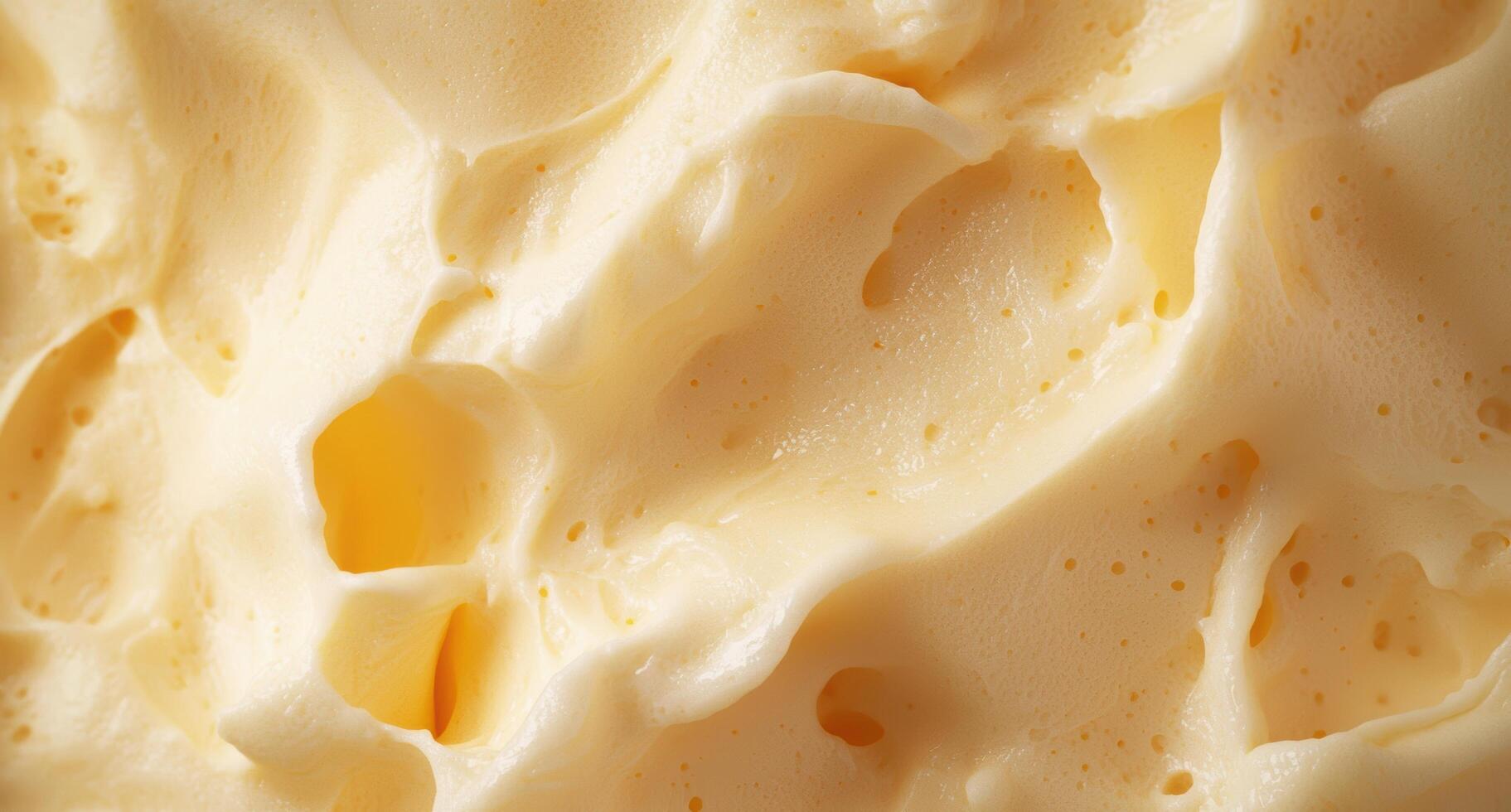 creamy vanilla ice cream texture photo