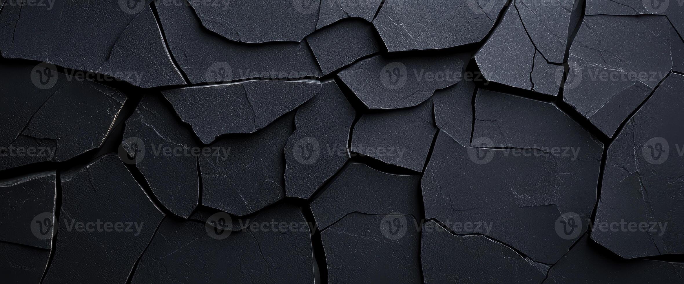 dark cracked concrete texture background photo
