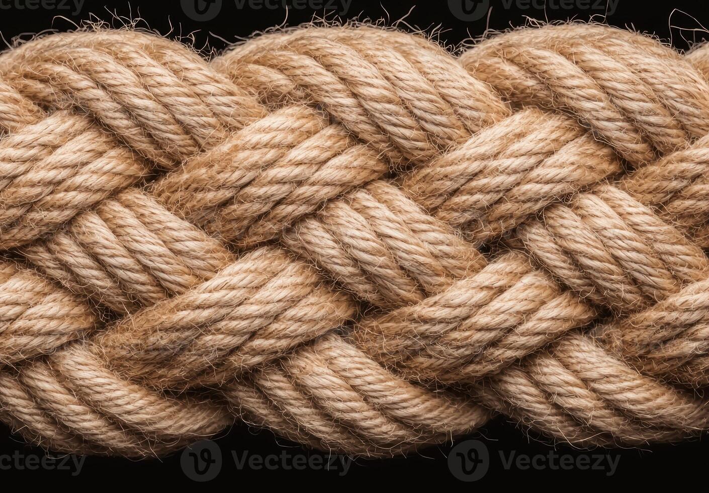 close up of braided rope texture photo