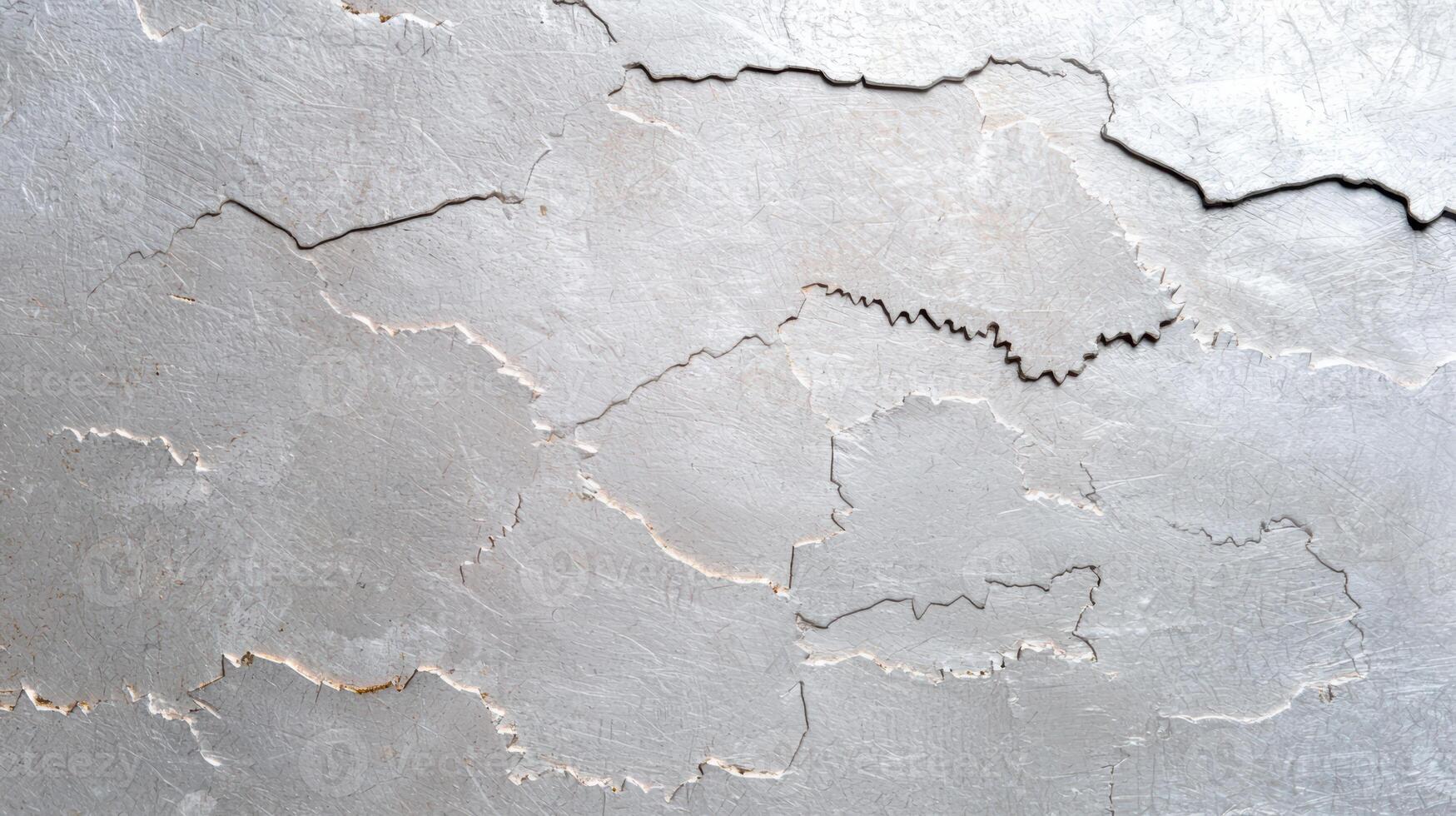 Cracked concrete wall texture background photo