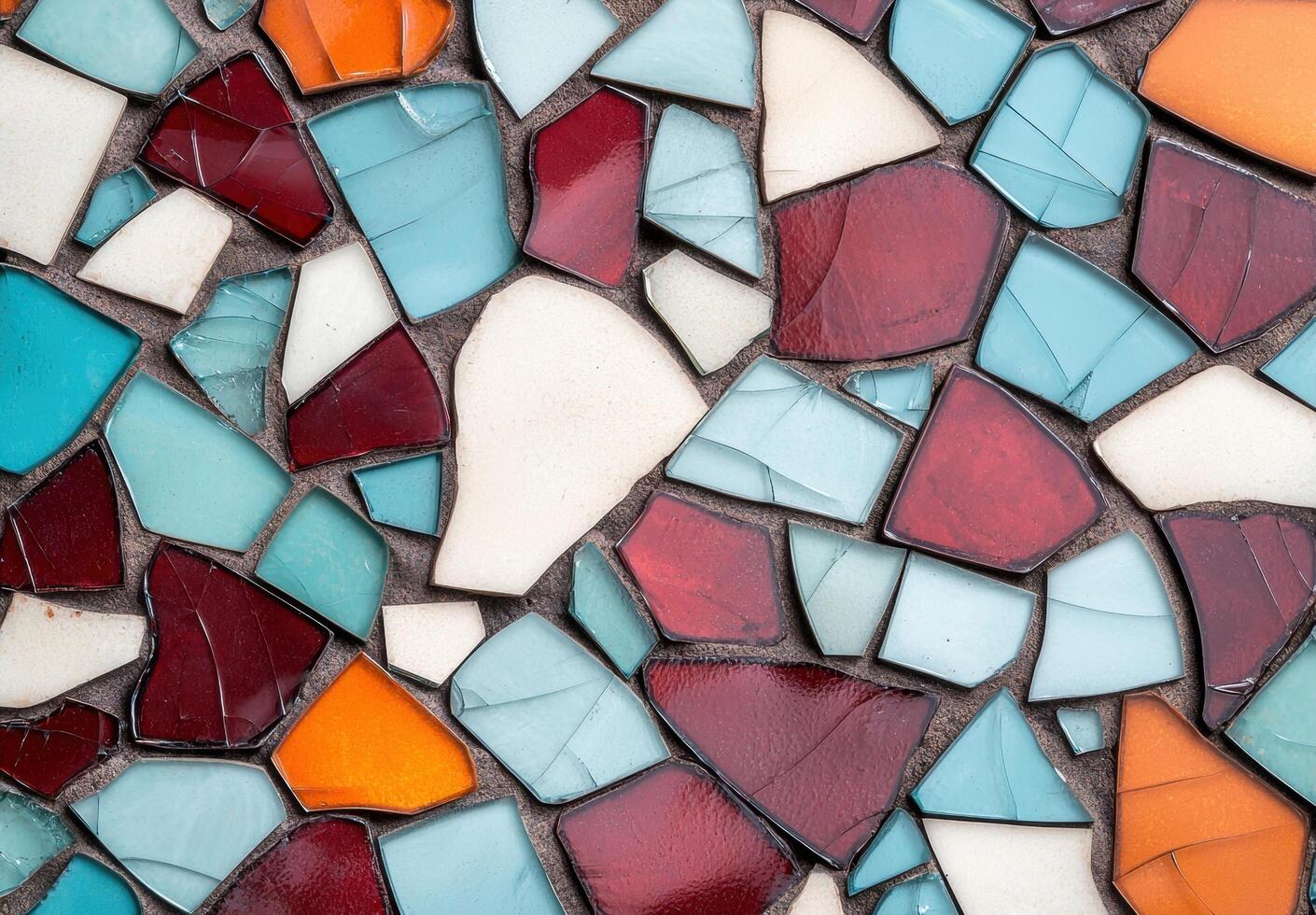 Colorful abstract mosaic tile pattern photo
