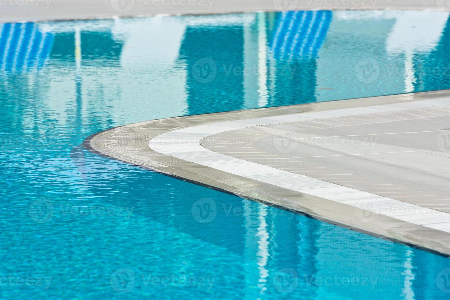 Swimming pool detail photo