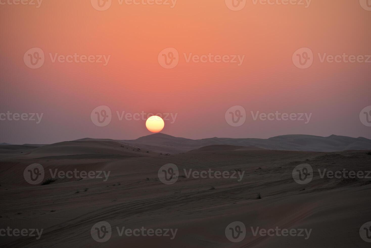 Desert dunes in Liwa, United Arab Emirates photo
