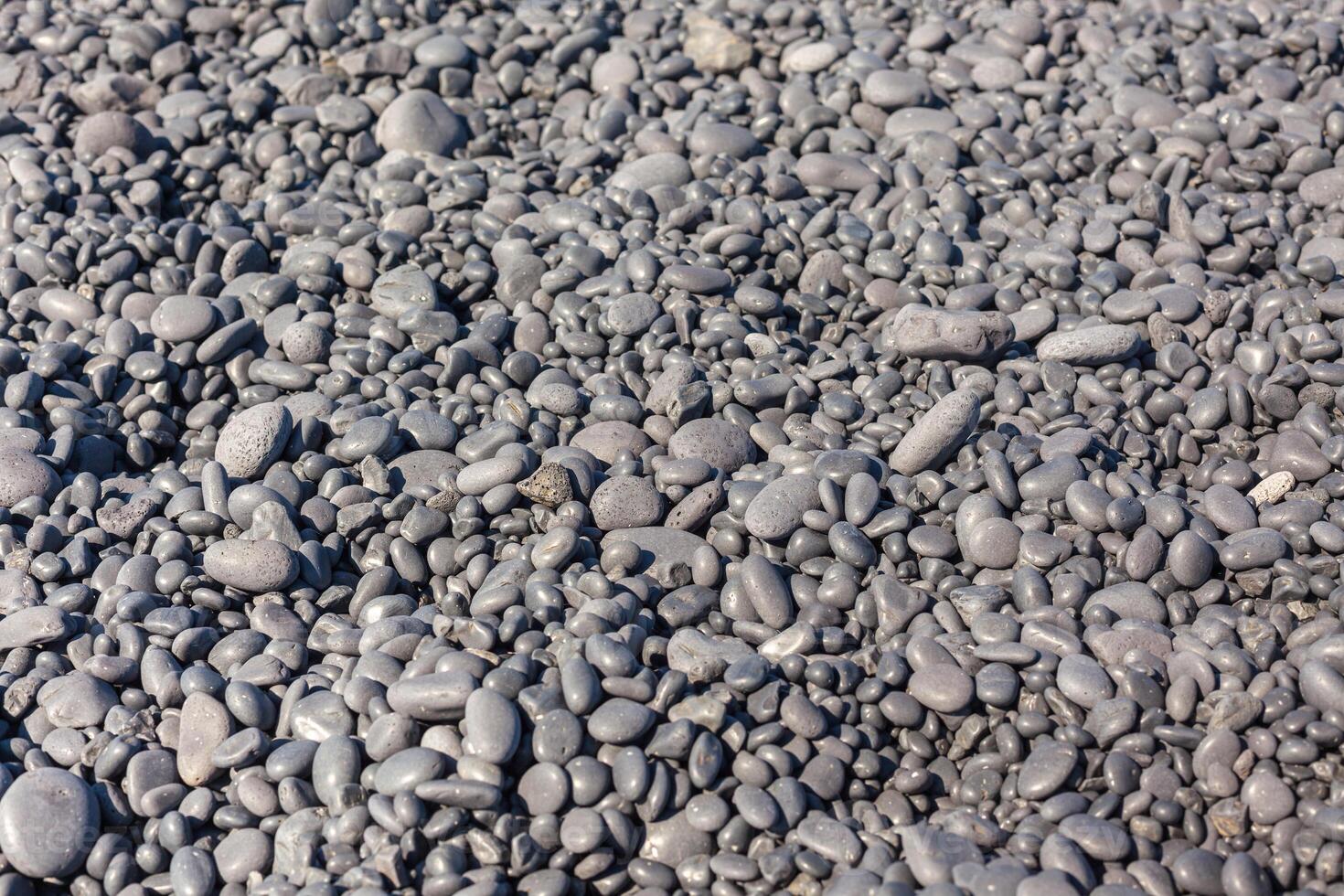 Icelandic Beach Pebbles Background photo
