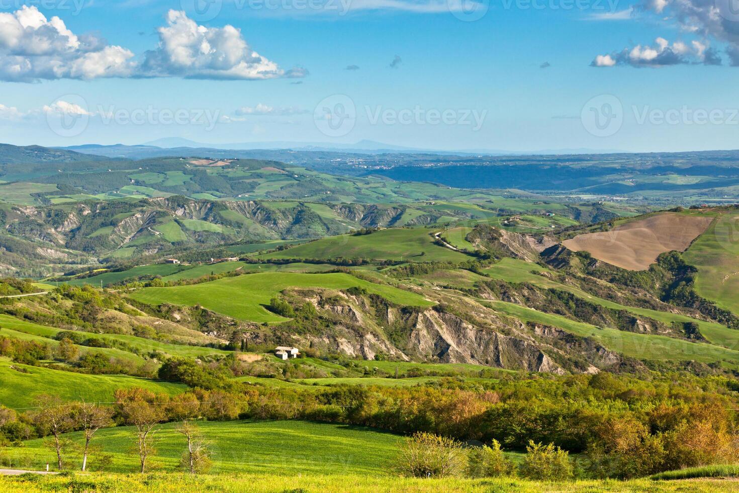 Outdoor Tuscan hills landscape photo