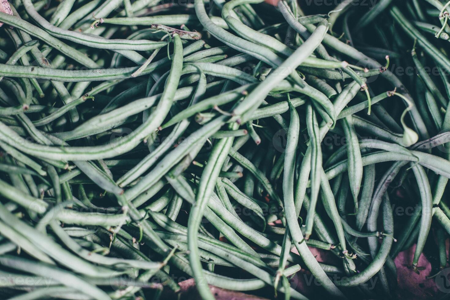 Green String Beans heap photo